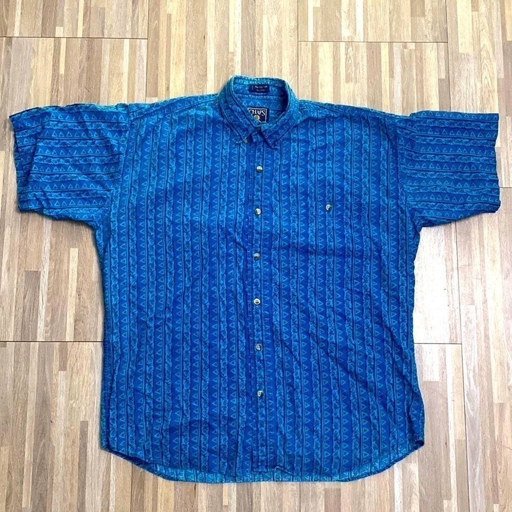 Mens size large Ralph Lauren polo button up chaps vintage shirt 90s collar shirt